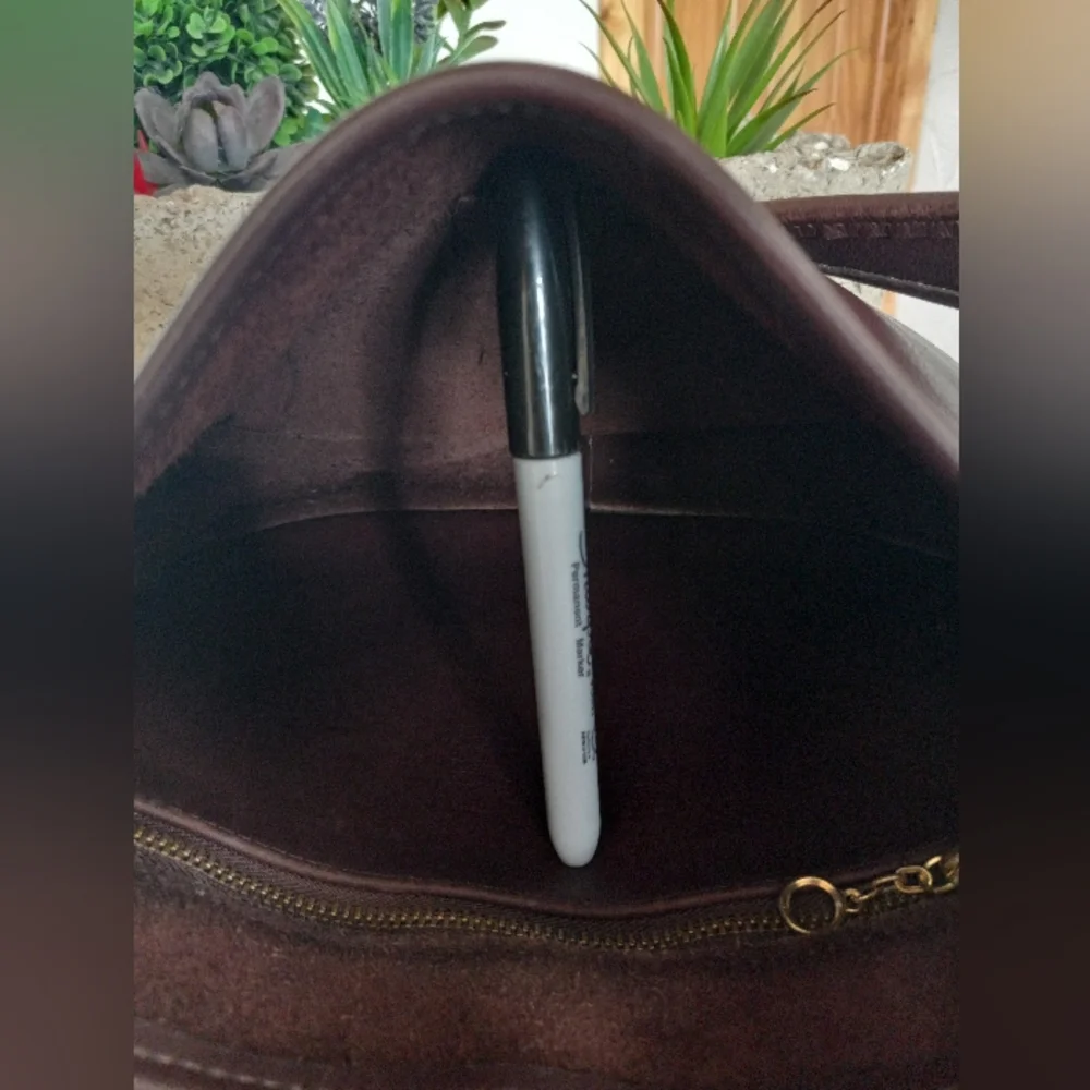 Coach Ergo Flap, No. 9034, 1998, Shoulder Bag In Mahogany Brown. - Picture 4 of 15